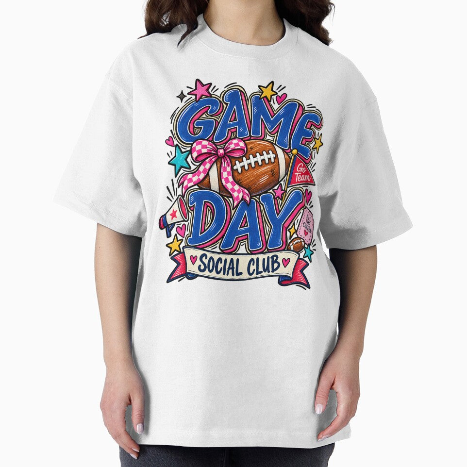 Game Day Football Girly Sports Graphic by Vireltoo
