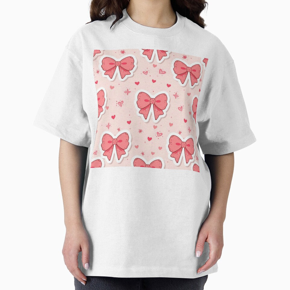 Coquette Pink Bow Pattern Cute Girly Aesthetic by Sassy crafts