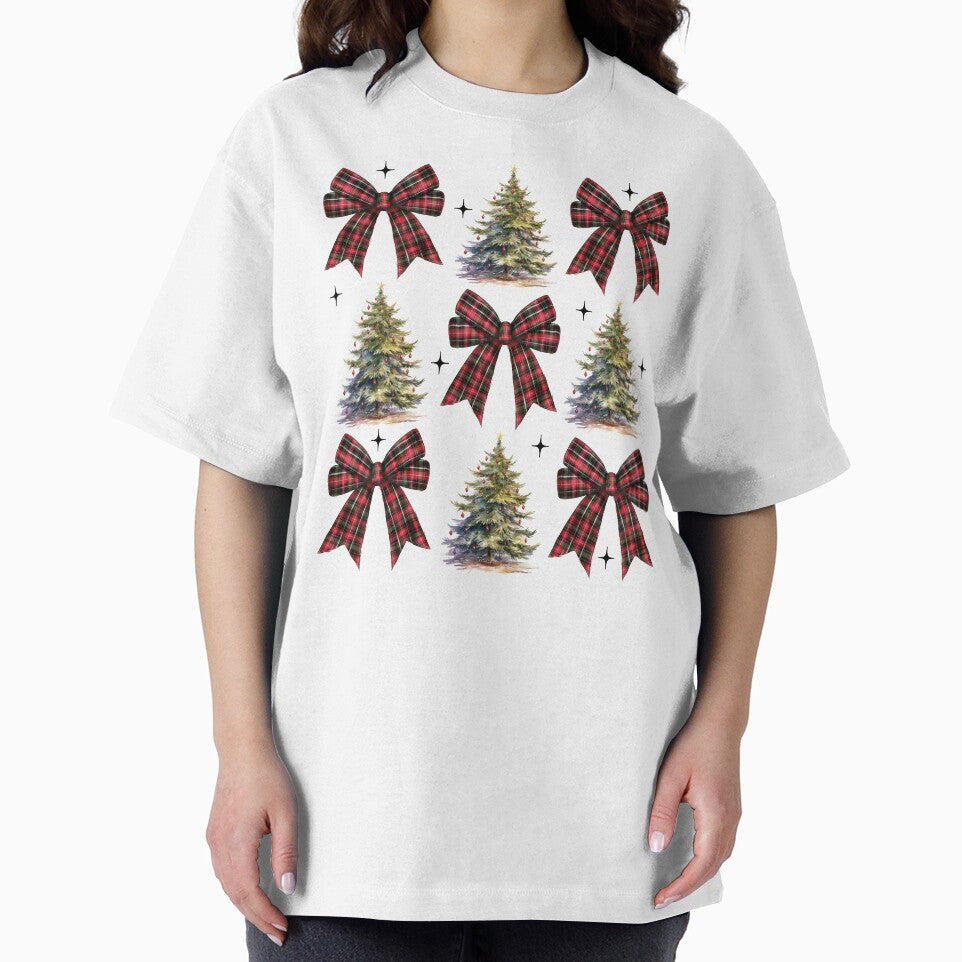 Christmas Tree Coquette Bow Shirt, Holiday gift, Christmas vibes, New year gift, Festive Mama & Grandma Gift, Christmas 2024, Christmas present by Noe Mill