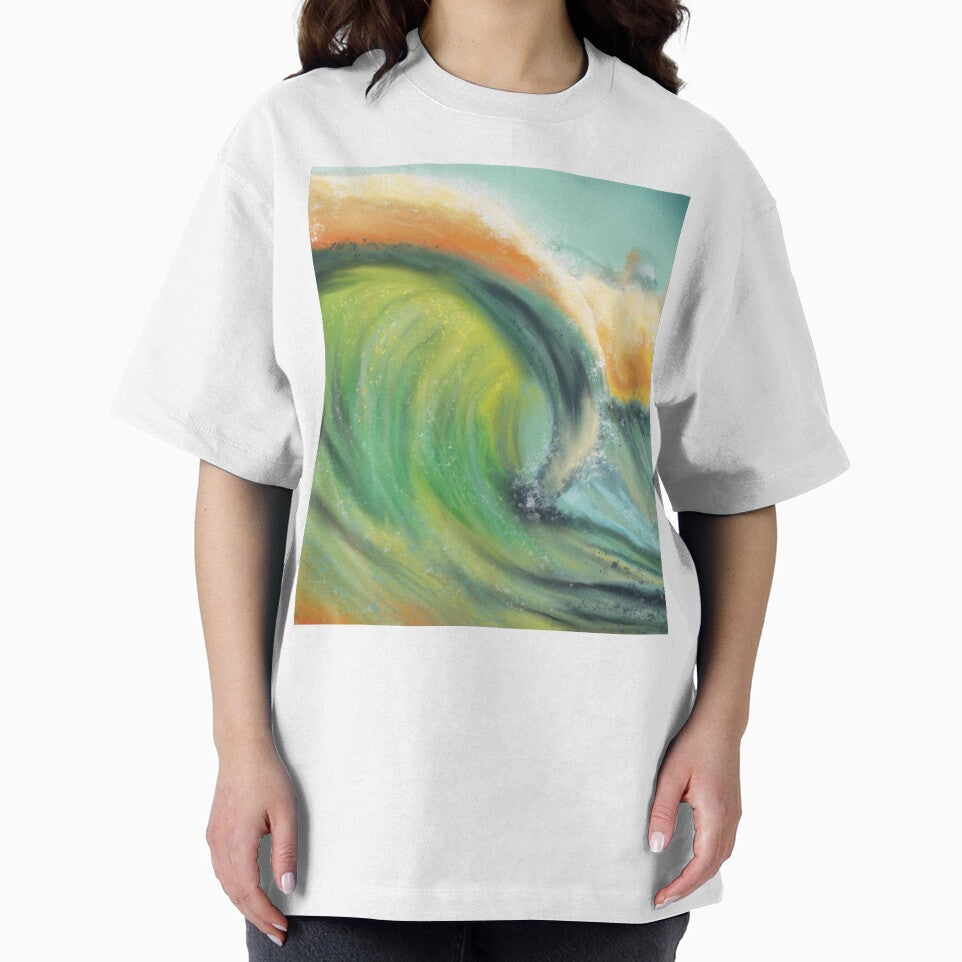 Ocean Waves at Sunset by With Love, Lizzie