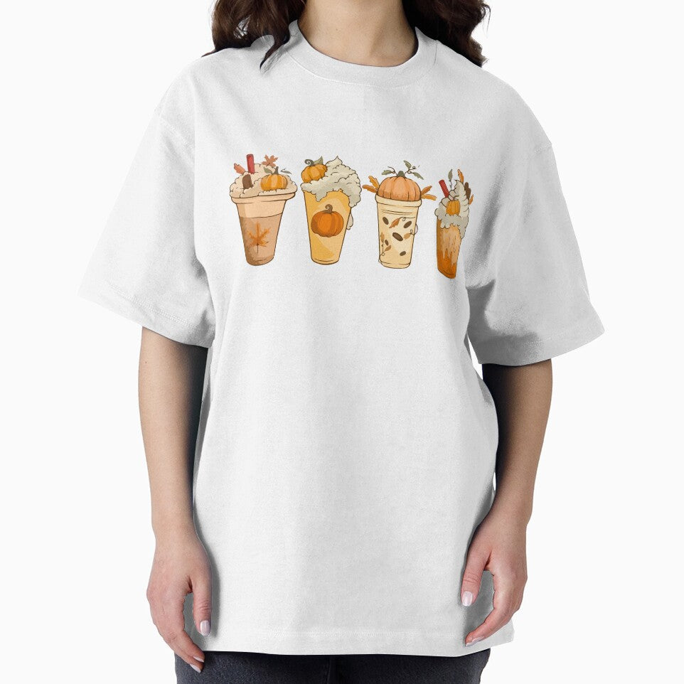 Fall Coffee Pumpkin Spice Latte Retro Vintage Design by CoolDesign-AS