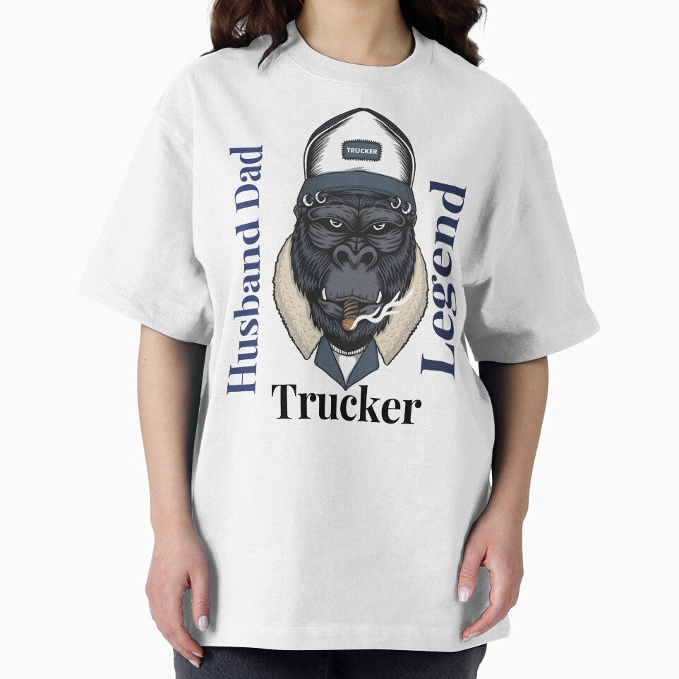Husband Dad Trucker Legend by Aminesnip