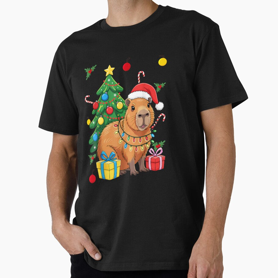 Christmas Kawaii Capybara by BASKF