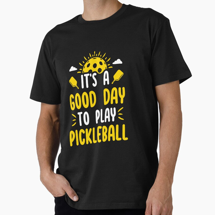 Funny It's a Good Day to Play Pickleball by Crush Retro®