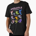 Cute Axolotl Variants Around the World Kawaii Amphibian Chart by BASKF