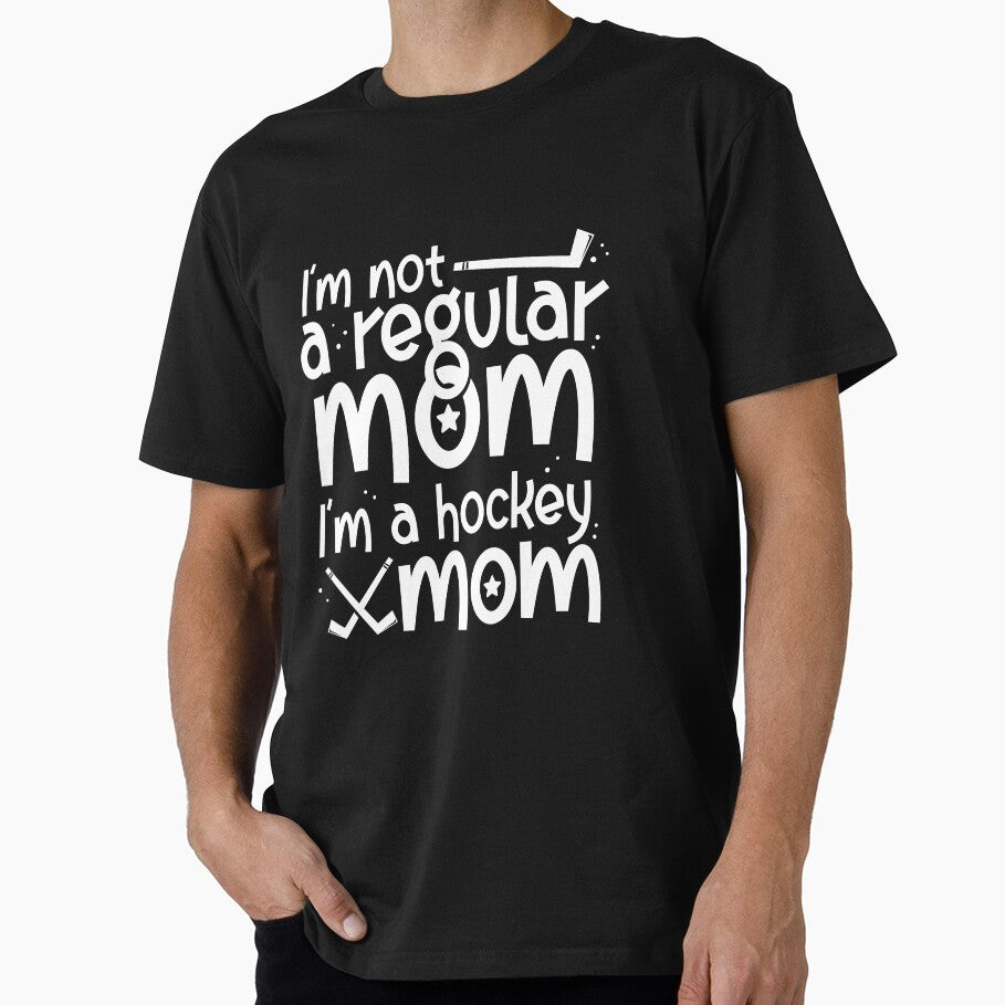 Funny Hockey Mom Not a Regular Mom by Crush Retro®