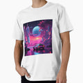 Neon Nexus - 80s Sci-Fi Retro-Futuristic Artwork by luminamatrixart