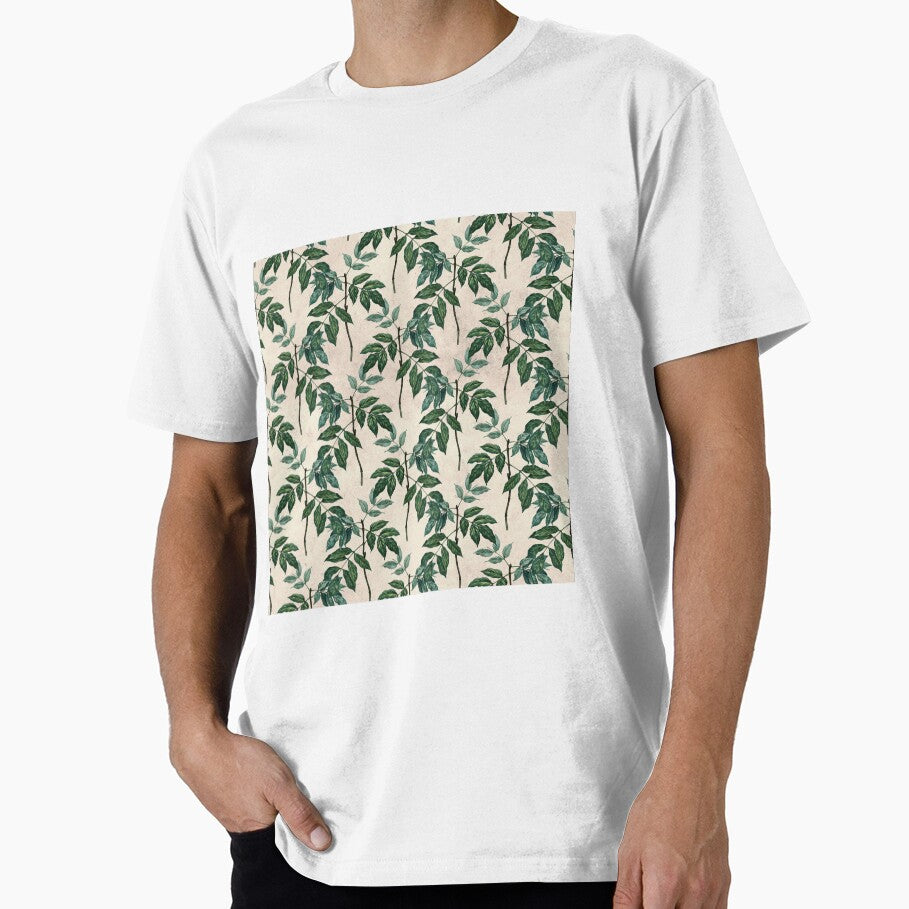 Vintage Forest Green Leaf Pattern by vintagetimeco