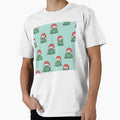 christmas frogs - teal by littlearrow