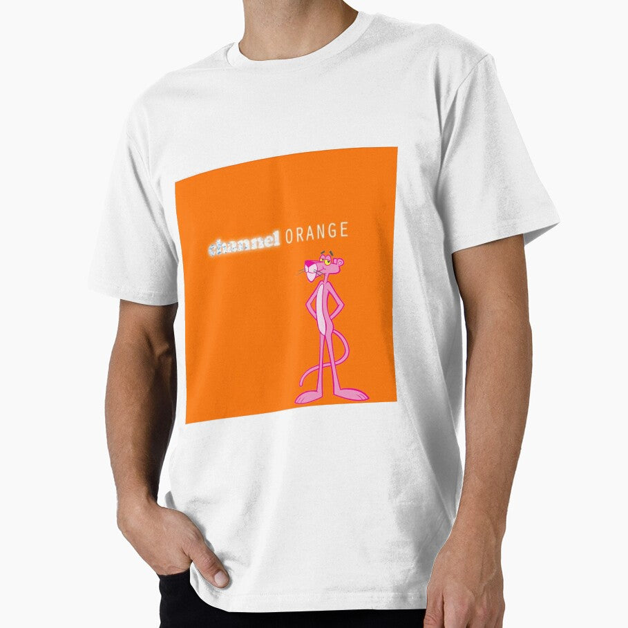 Channel pink orange poster by sydfink