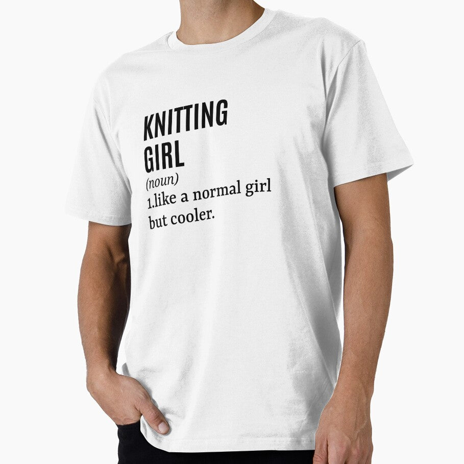 Knitting Girl - Knitter Funny Quote by MountainD
