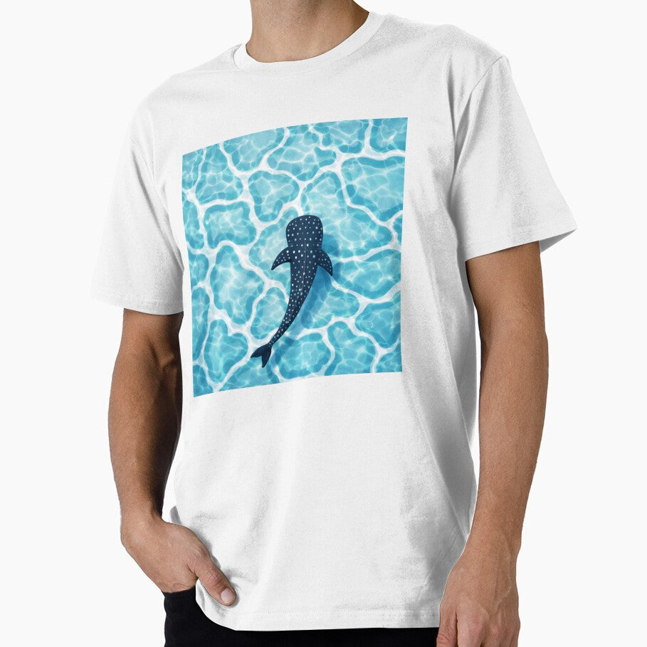 Peaceful Ocean Whale Illustration Aesthetic by muffinvibes