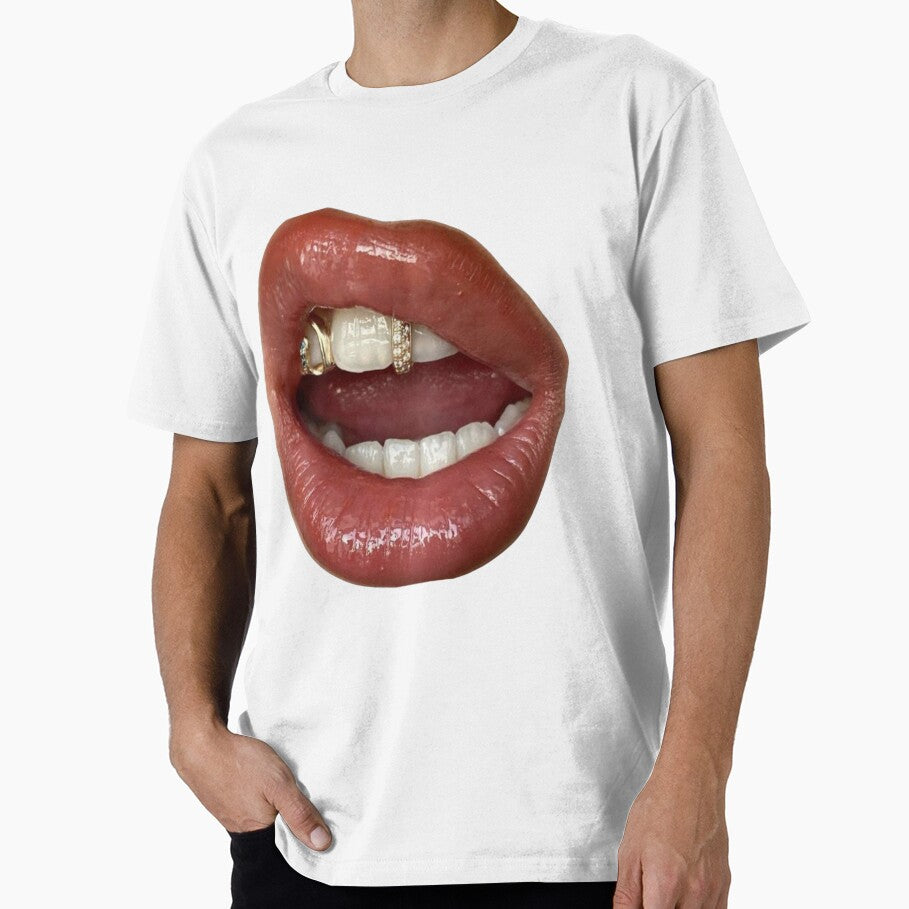 Y2k Baddie Glossy Lips with Grills & Tooth Gems by nyro collective
