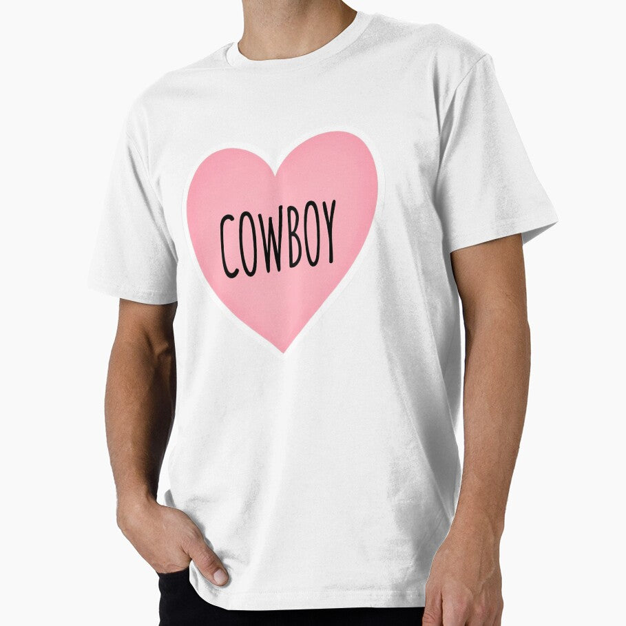 Cowboy Heart/Pink Western Vibes/Heart of a Cowboy by Designed By Joey