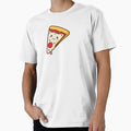 A cute and kawaii pizza food illustration design by bastian31