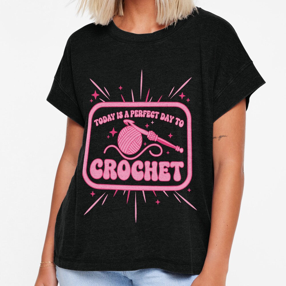 Today Is A Perfect Day To Crochet Funny by LuminOrb