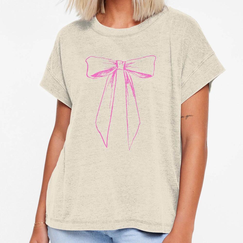 PINK BOW, COQUETTE AESTHETIC, PRETTY BOW by larissa-myrie