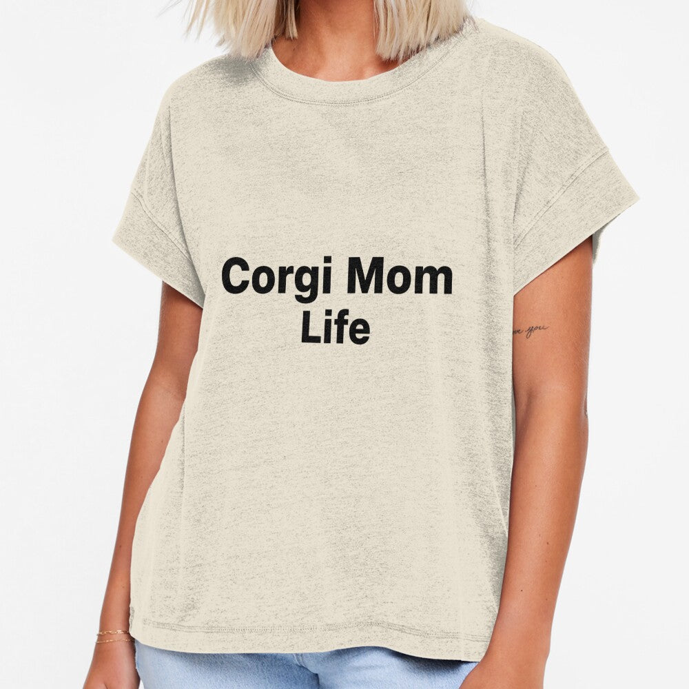 Corgi Mom Life – Corgi Dog Mom Shirt – Breed Pride Minimal Aesthetic by PawMuse Studio