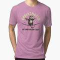 Funny Anxious Opossum Undiagnosed But Something Ain't Right Retro Graphic by NCalNoveltees