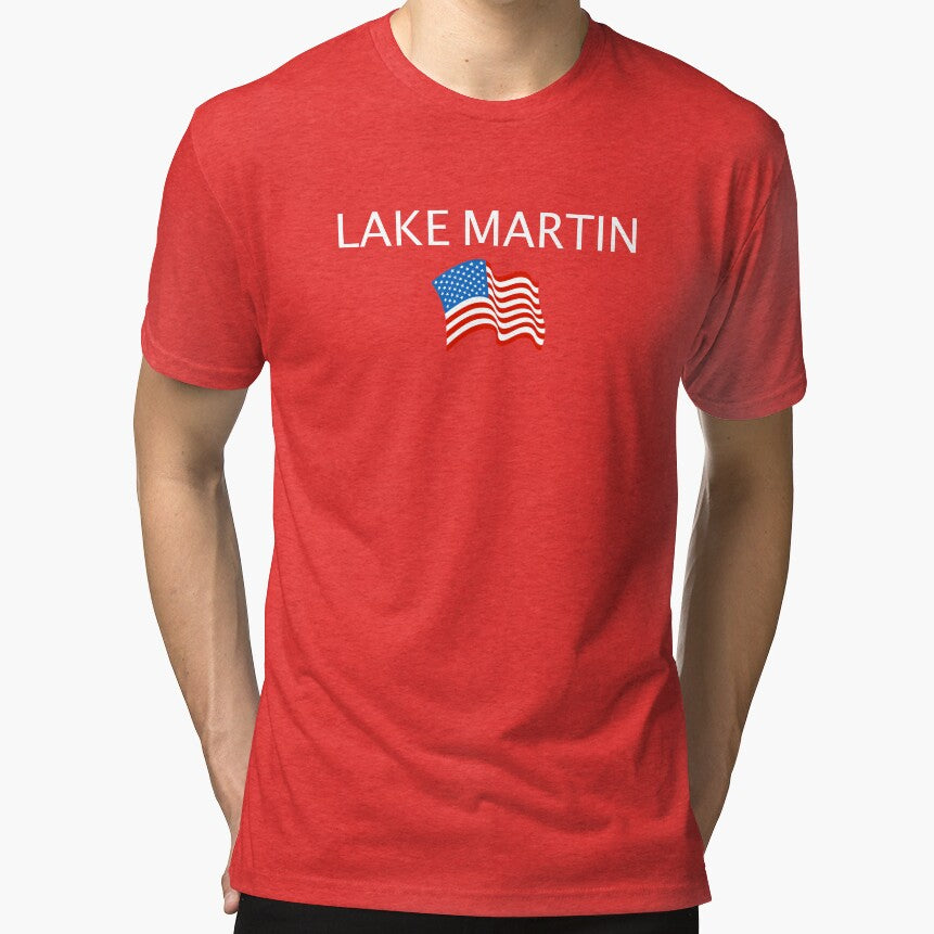 Lake Martin with Stars and Bars v.2 by AlabamaLakeLife