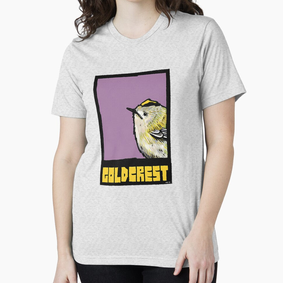 Goldcrest – Bold Modern British Bird by GWARTUKSTORE