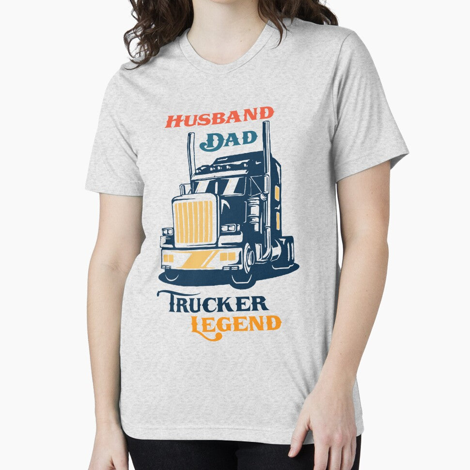 Husband Dad Trucker Legend by BenoSArt