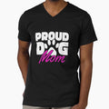 Proud Dog Mom - Cute Paw Print Typography by GenZFashion000