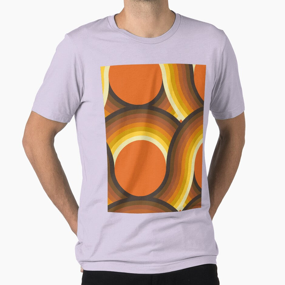 Rollin' Retro Road in Orange + Warm Rainbow by YesterdayColl
