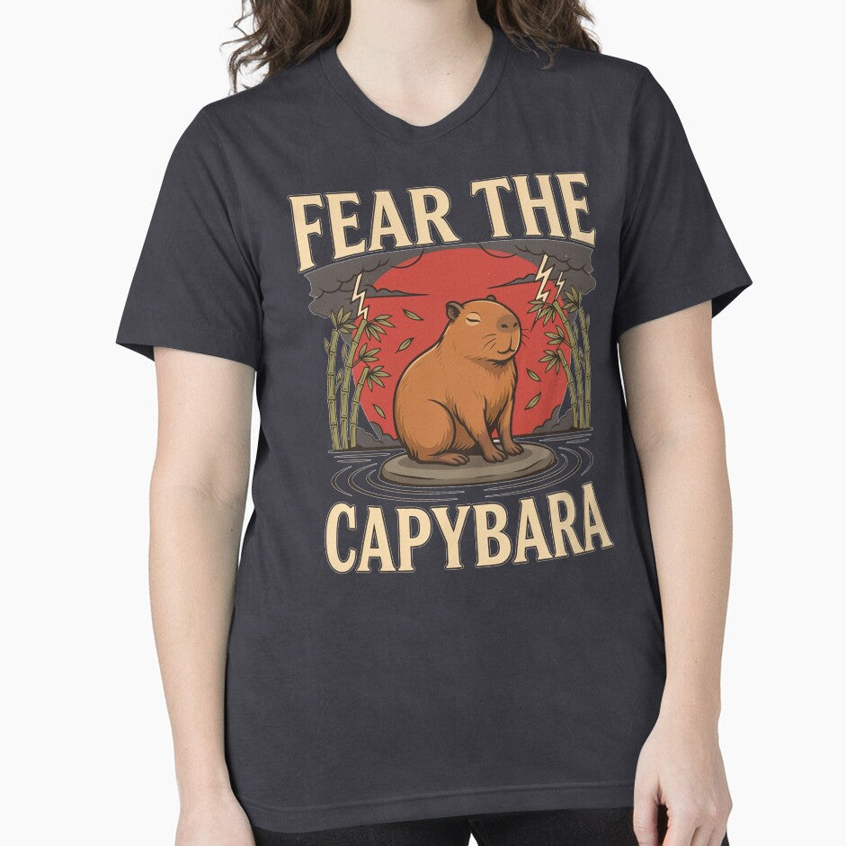 Fear the Capybara – Funny Vintage Animal Design by No Excuses Supply