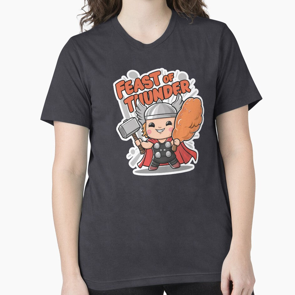 Kawaii Foodie Chicken Lover T-Shirt by Witty Shirts