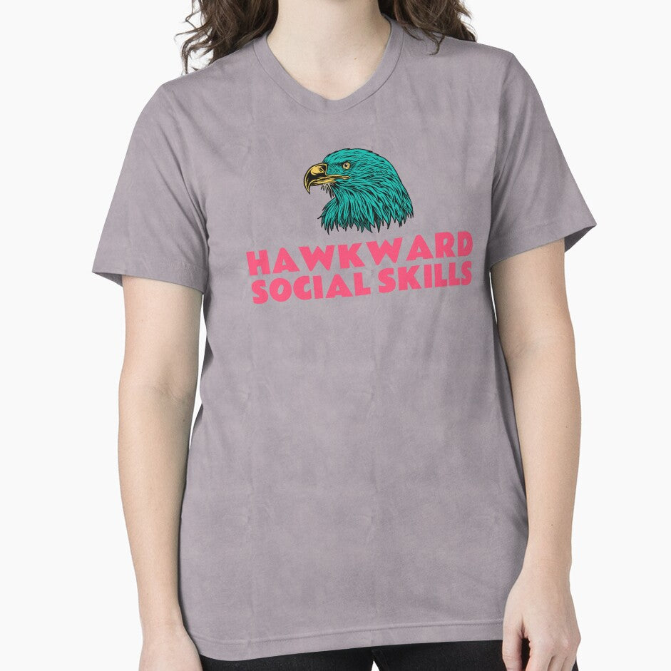 Hawkward Social Skills funny Bird Watching Women by Jane Pierce Art