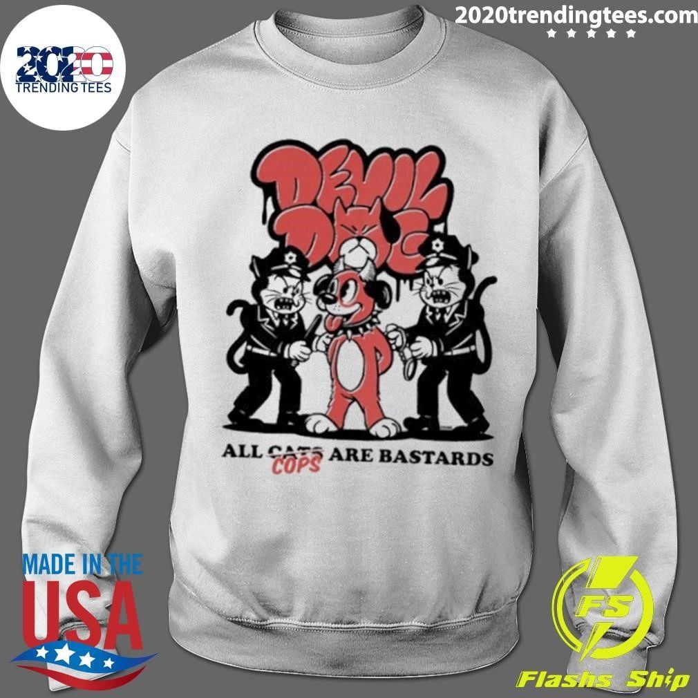 Devil Dog All Cats Are Cops Bastards ACAB Shirt