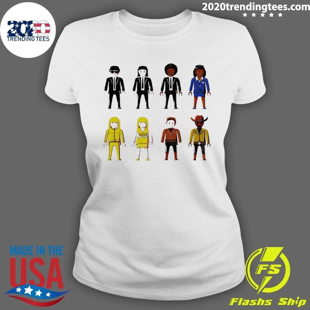 Tarantino Character Lineup Shirt