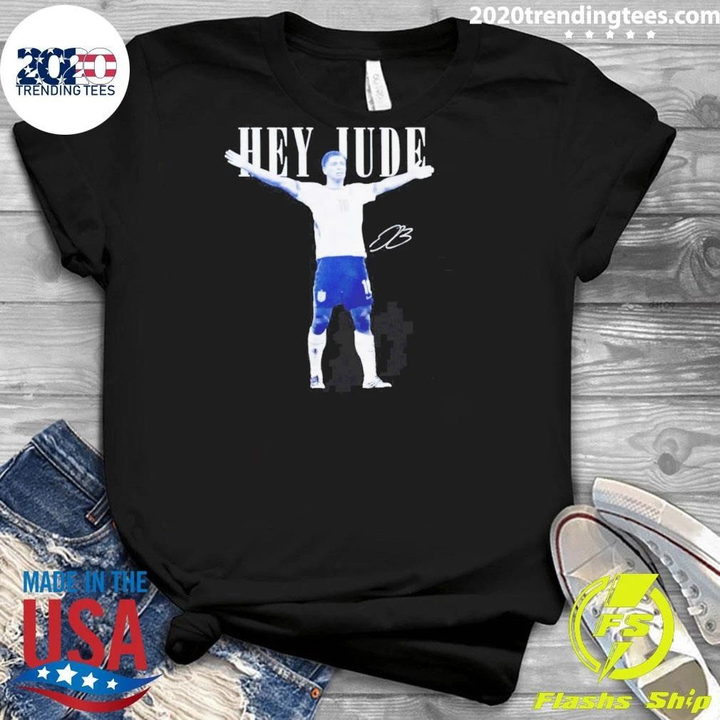 Jude Bellingham Hey Jude England signature shirt