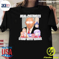 Benjamin Netanyahu Real Patriots Stand With Israel Meme Shirt