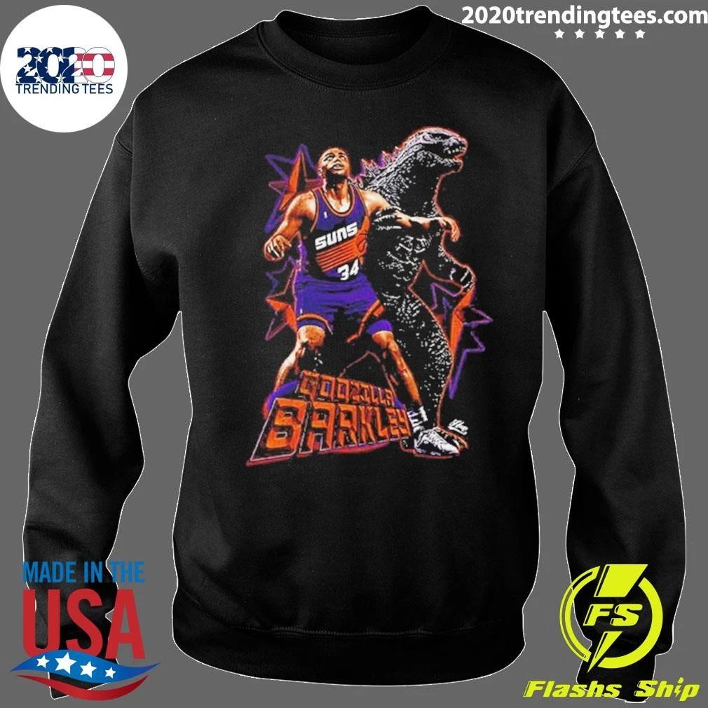Phoenix Suns Basketball Charles Barkley Vs Godzilla Shirt