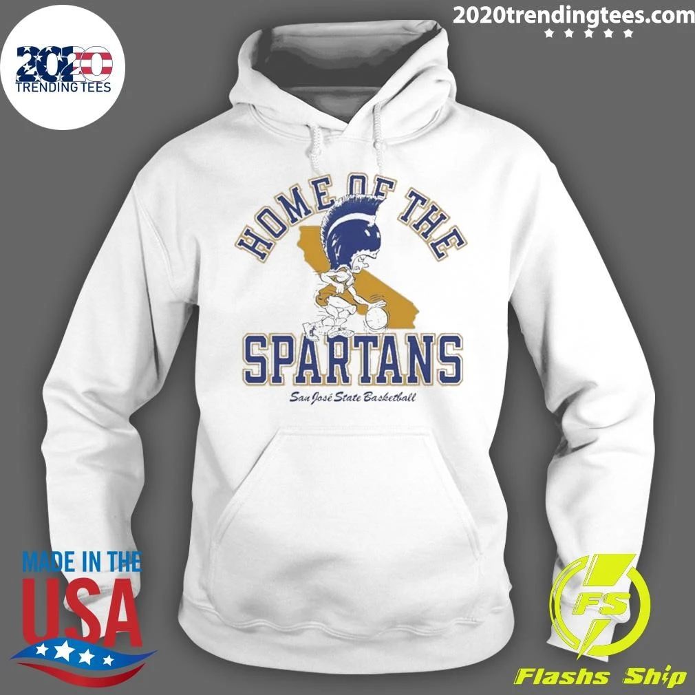Sjsu Basketball Home Of The Spartans Shirt