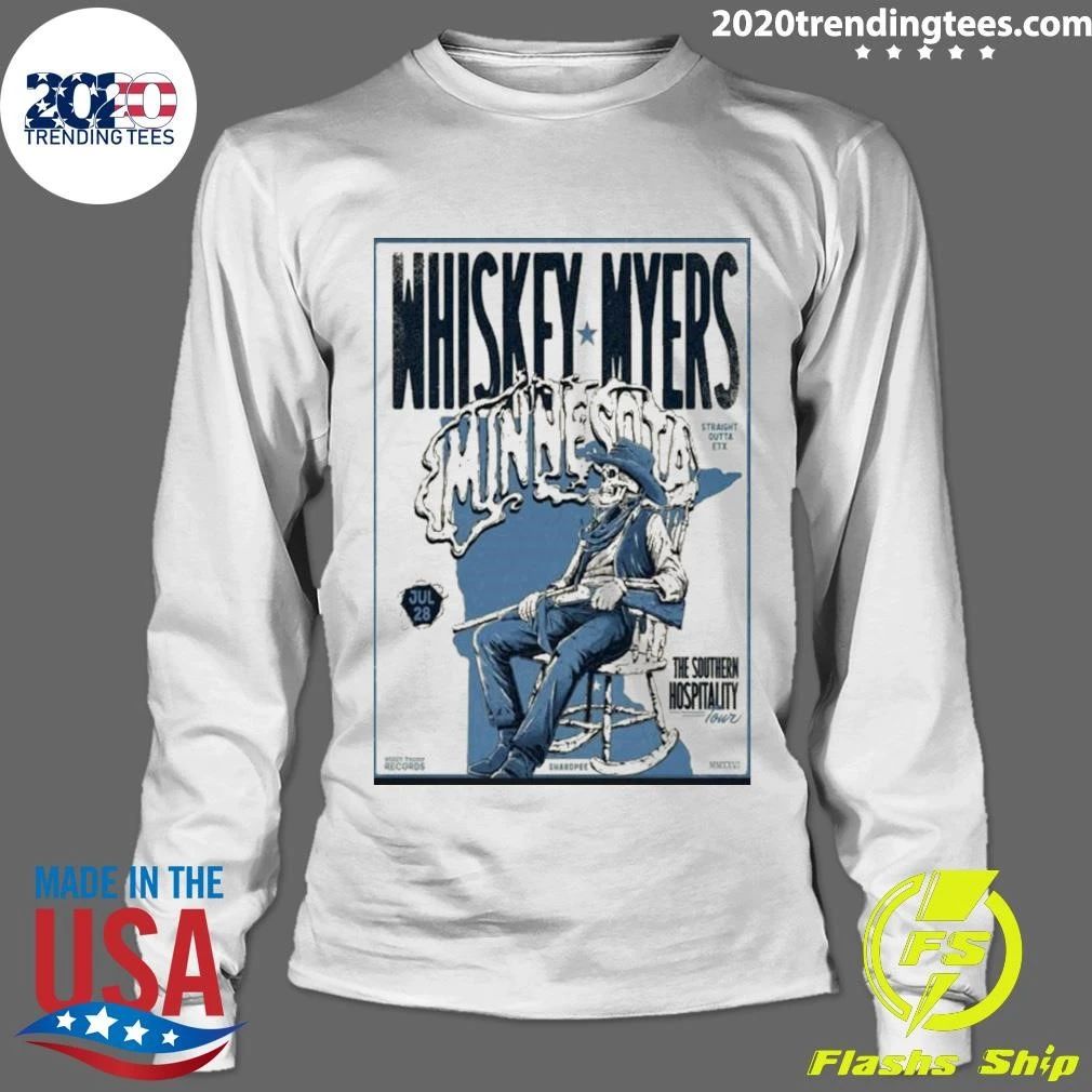 Whiskey Myers Minnesota 2026 Southern Hospitality Tour Home Shirt