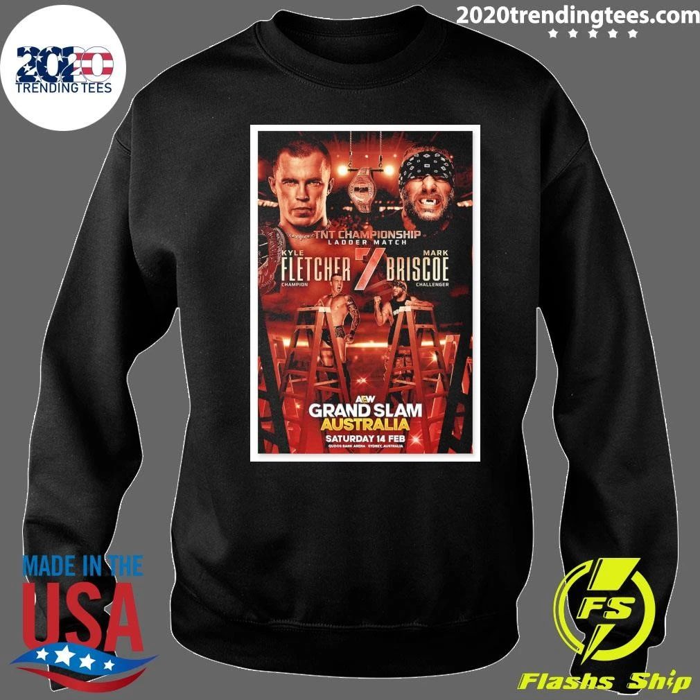 AEW Grand Slam Australia 2026 Kyle Fletcher vs Mark Briscoe Shirt