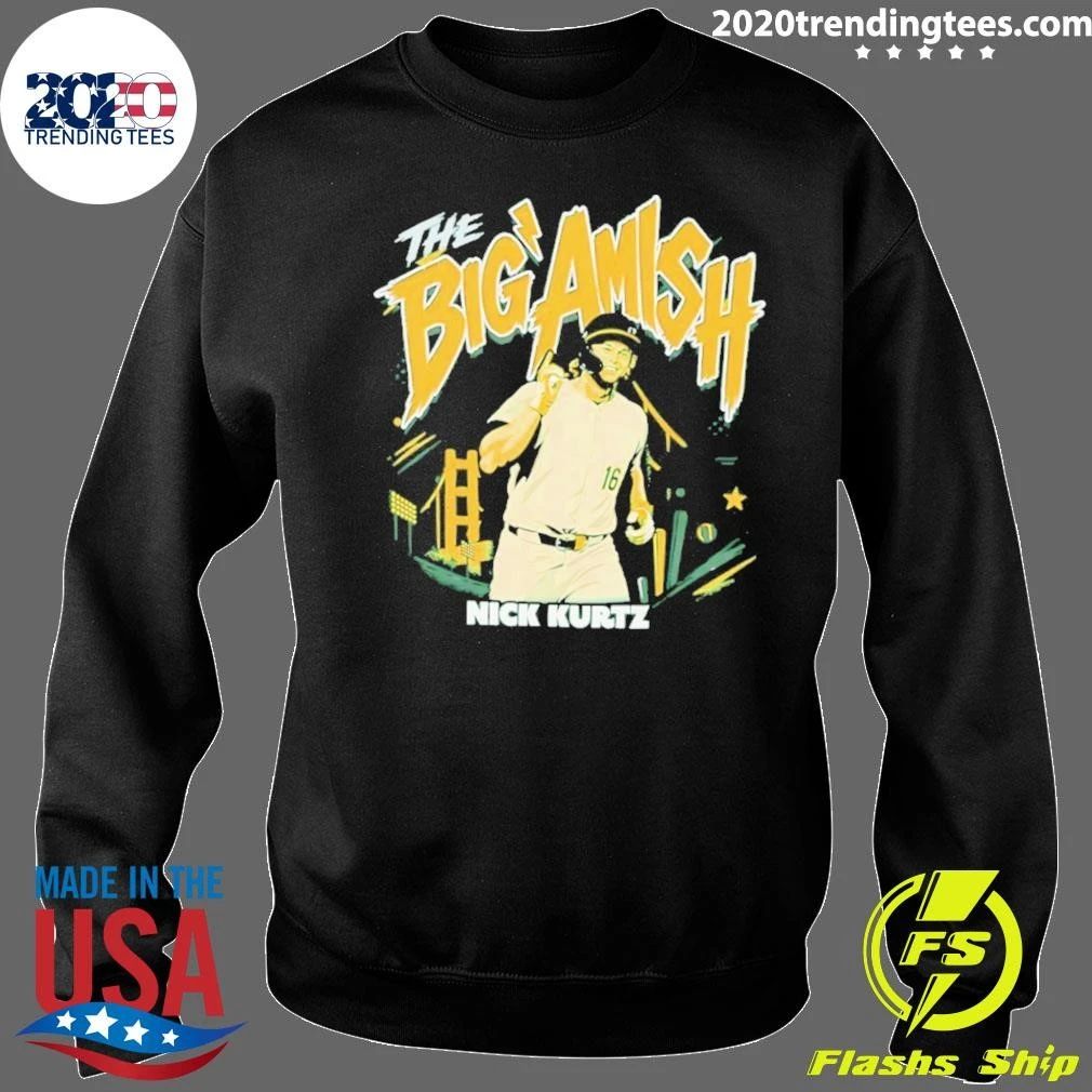 Nick Kurtz Athletics Baseball The Big Amish Shirt