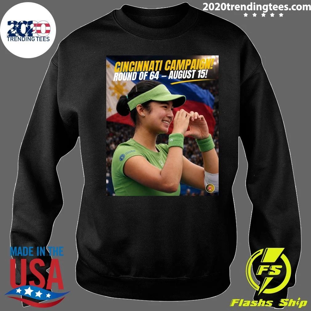 Alexandra Eala Cincinnati Campaign Round Of 64 August 15 Shirt