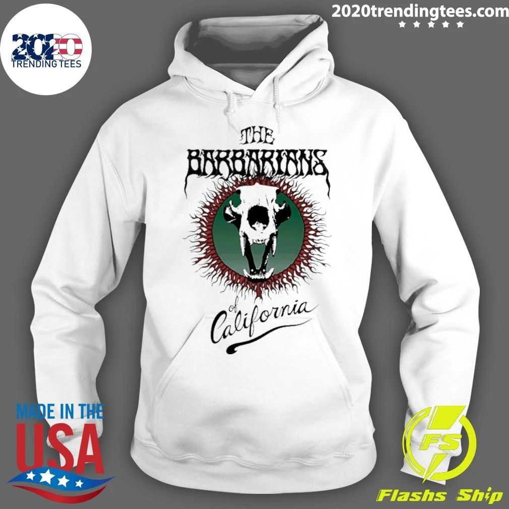 The Barbarians Of California Bear Skull Shirt