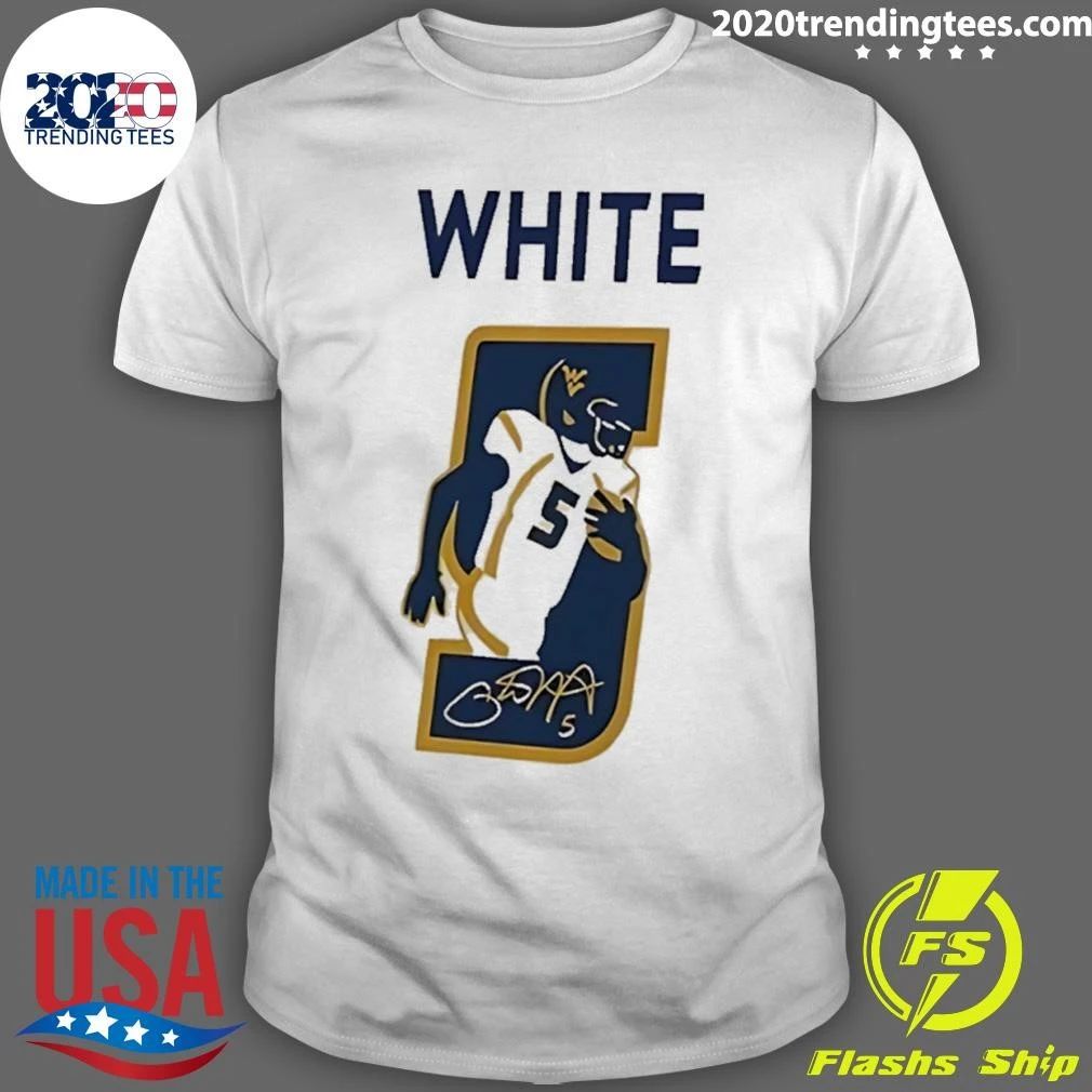 West Virginia Mountaineers Pat White 2026 Graphic Shirt