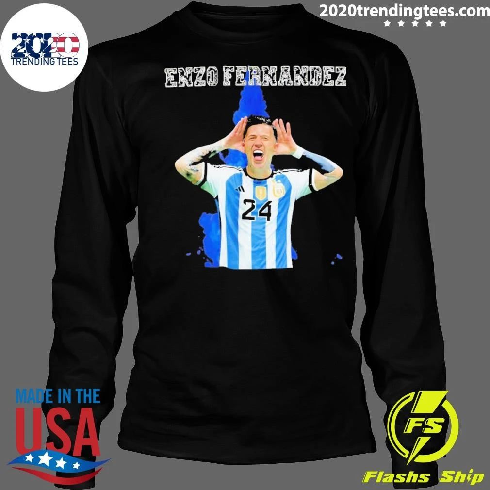 Enzo Fernández Argentina National Soccer World Cup 2026 Shirt