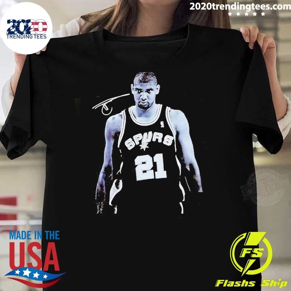 San Antonio Spurs Tim Duncan Ultimate Player Signature Shirt