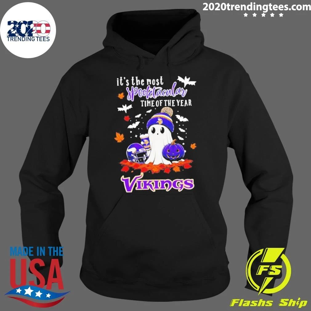Ghost Halloween 2026 Minnesota Vikings It’s The Most Spooktacular Time Of The Year Shirt