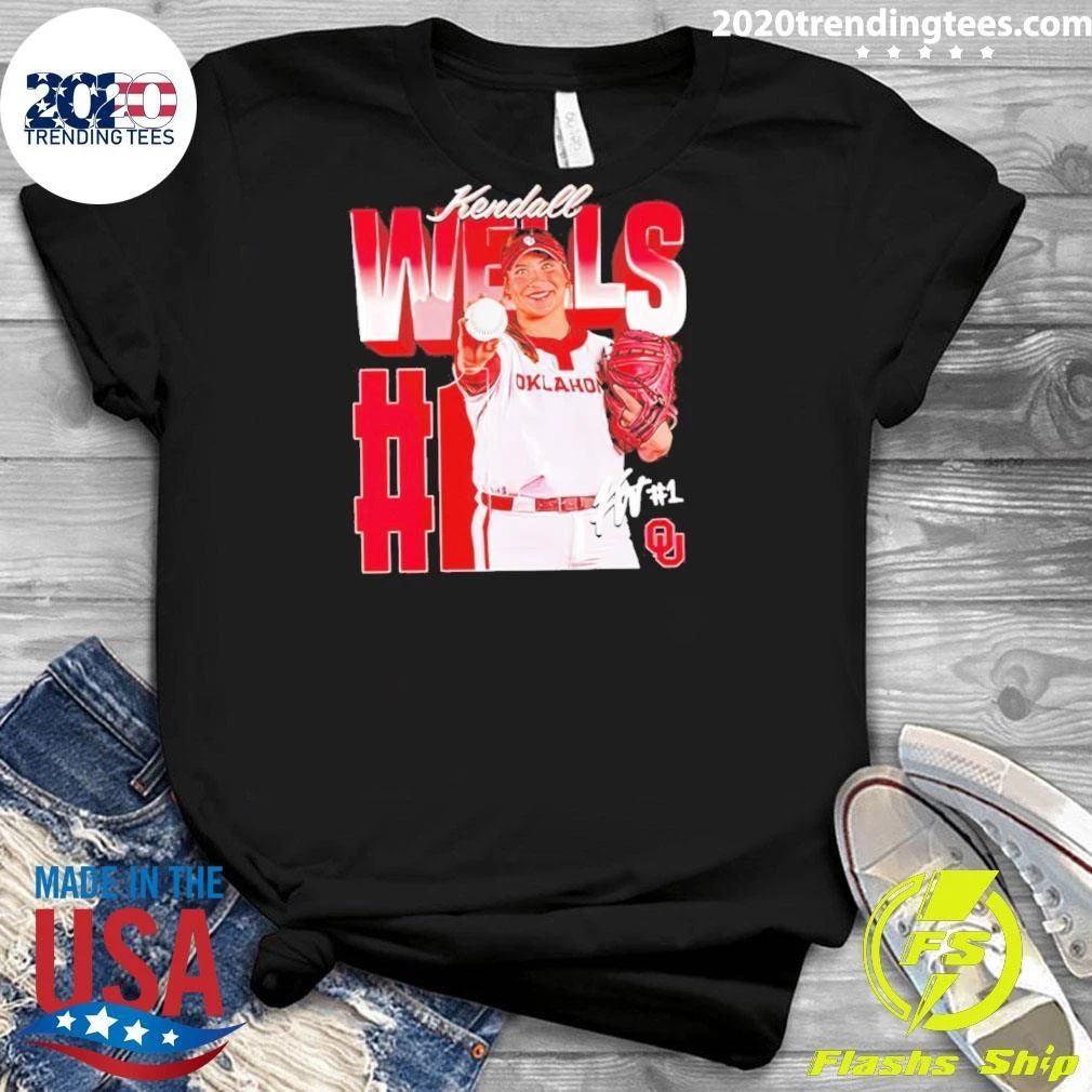 Kendall Wells Oklahoma Sooners Softball Player Shirt
