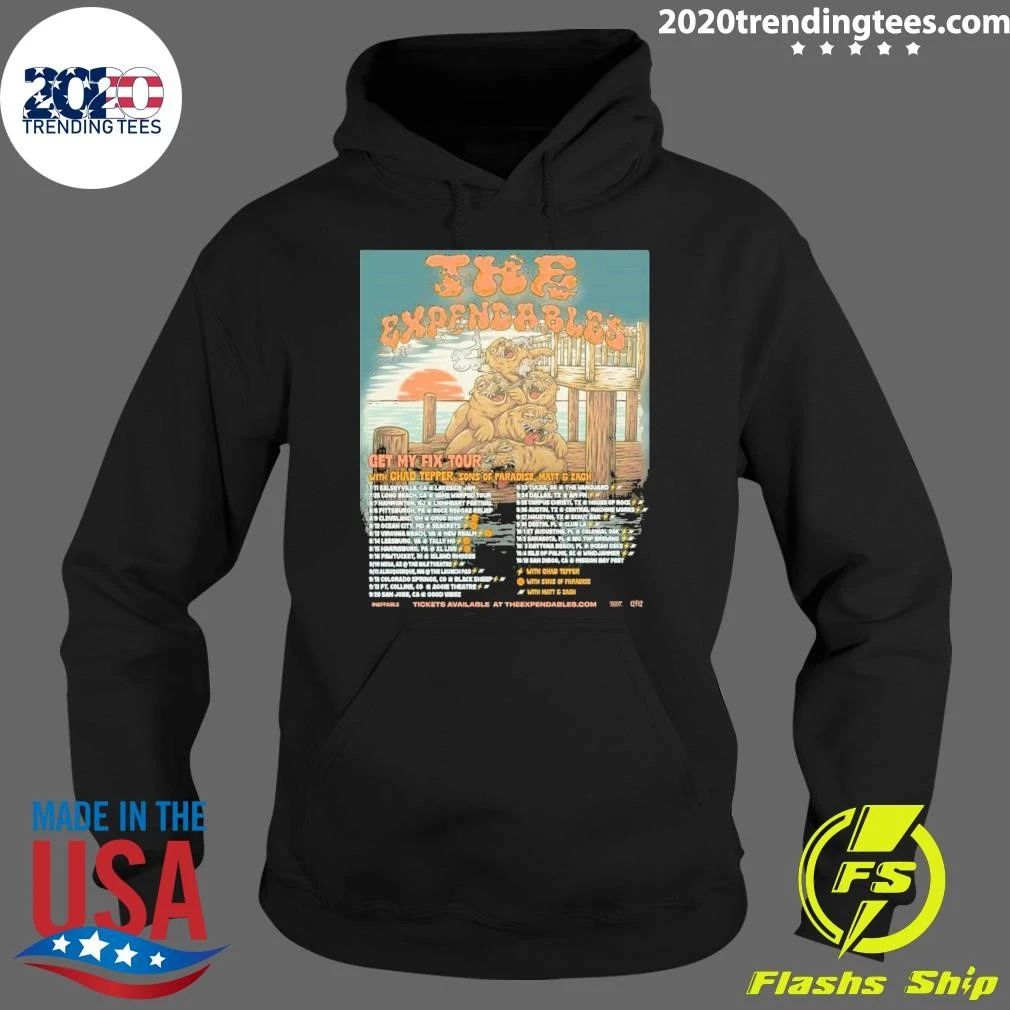 The Expendables Get My Fix Tour With Chad Tepper, Sons Of Paradise, Matt Zach Shirt