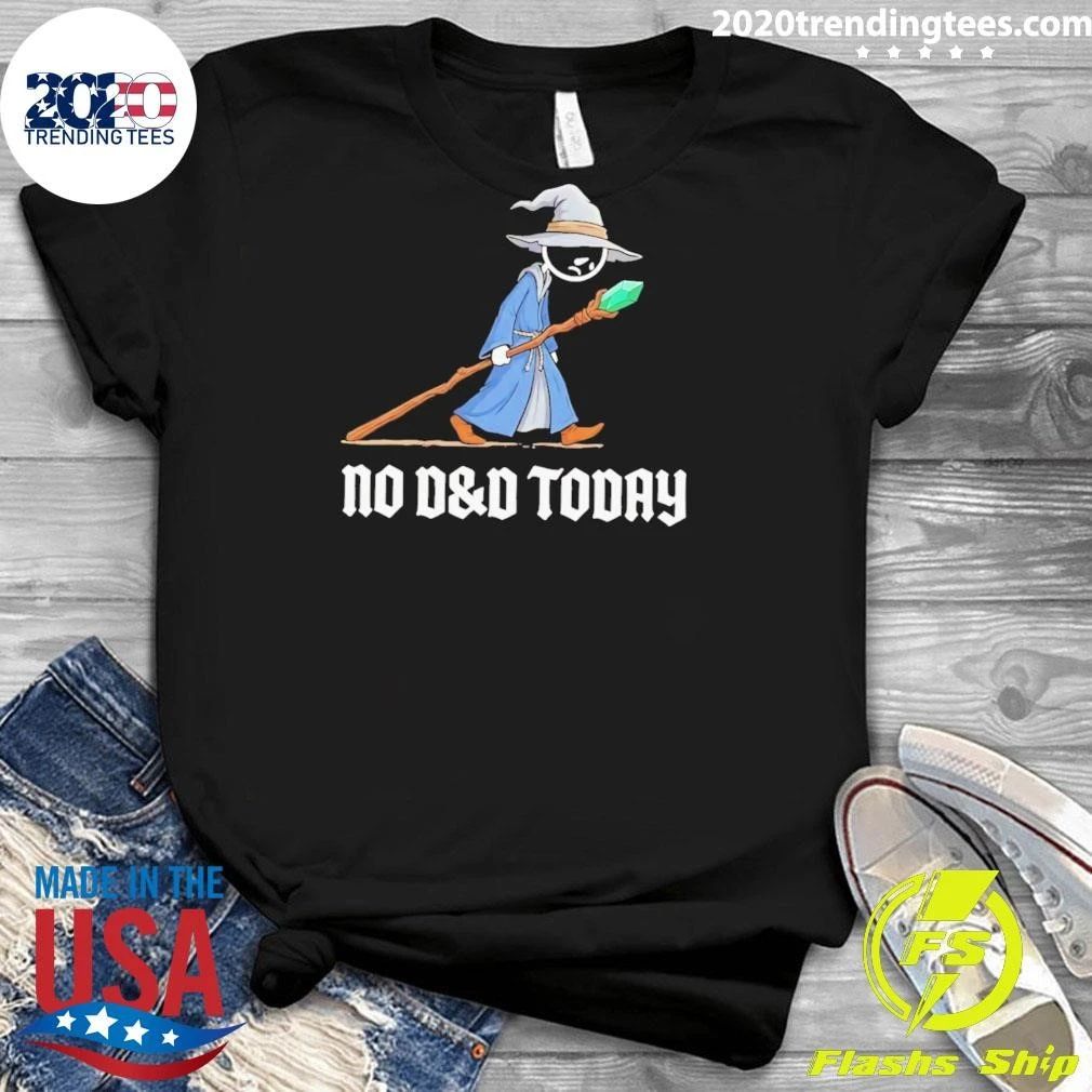 No D&d Today Wizard Cartoon Shirt