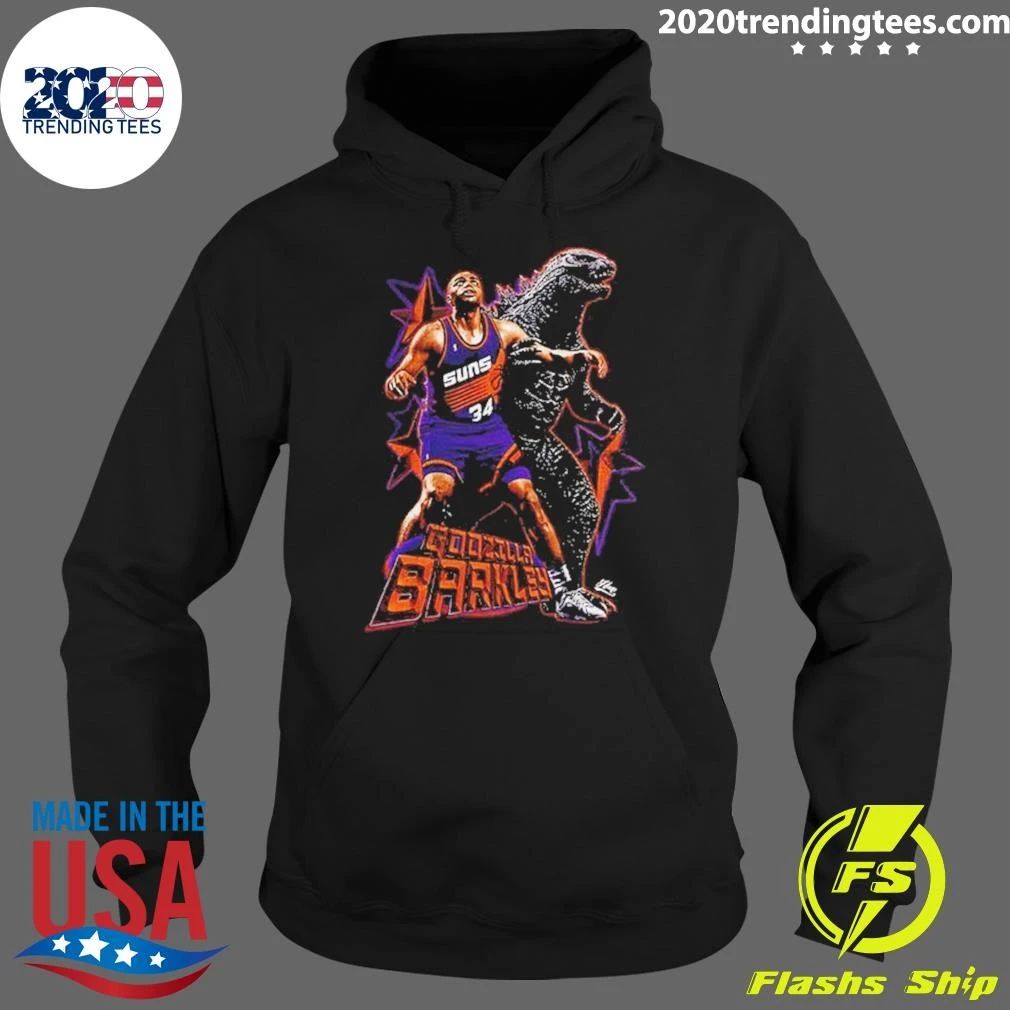 Phoenix Suns Basketball Charles Barkley Vs Godzilla Shirt